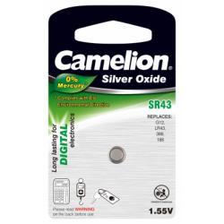 Camelion knoflíkový článek SR43 / G12 / 386 / LR43 / 186 1ks balení originál