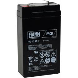 FIAMM Blei baterie FG10381 6V 3,8Ah originál
