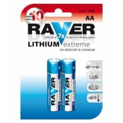 lithiová tužková baterie HR6 1ks - Raver