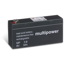 Powery olověná baterie multipower MP3-8