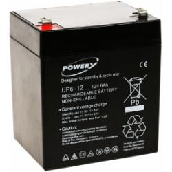 Powery náhradní baterie 12V 6Ah pro APC Back-UPS BF500-RS originál