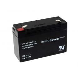 Powery olověná baterie multipower MP3,5-4