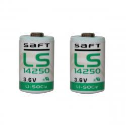 2x Lithium baterie Saft LS14250 1/2AA 3,6Volt originál