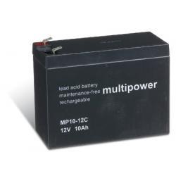 Powery Baterie MP10-12C cyklický provoz - 10Ah Lead-Acid 12V - neoriginální
