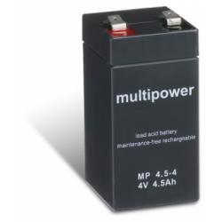 Powery Baterie MP4,5-4 - 4,5Ah Lead-Acid 4V - neoriginální