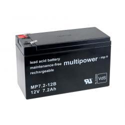 Powery Baterie MP7,2-12B VdS kompatibilní s FIAMM FG20722 - 7,2Ah Lead-Acid 12V - neoriginální