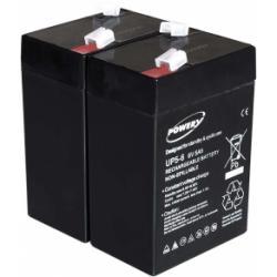 Powery Baterie Panasonic LC-R064R5P 6V 5Ah (nahrazuje 4Ah 4,5Ah) - Lead-Acid - neoriginální