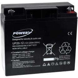 Powery Baterie UP20-12 12V 20Ah (nahrazuje 18Ah) - Lead-Acid - neoriginální