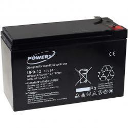 Powery Baterie UP9-12 kompatibilní s Panasonic LC-R127R2PG1 12V 9Ah - Lead-Acid - originální