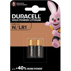 alkalická baterie LR1 2ks v balení - Duracell security