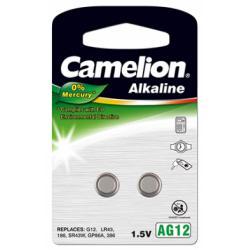 alkalická knoflíková baterie AG12 2ks v balení - Camelion