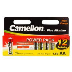 alkalická tužková baterie AA 12ks v balení - Camelion