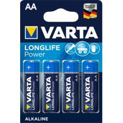 alkalická tužková baterie AA 4ks v balení - Varta
