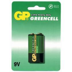 GP GreenCell Baterie 6F22 1ks blistr - zinek-chlorid - originální