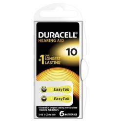 baterie do naslouchadel PR10H 6ks v balení - Duracell