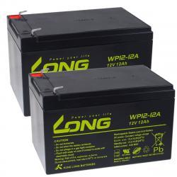 Powery Baterie APC RBC6 - KungLong 12Ah Lead-Acid 12V - neoriginální