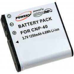 Powery Baterie Casio NP-40 1250mAh Li-Ion 3,7V - neoriginální