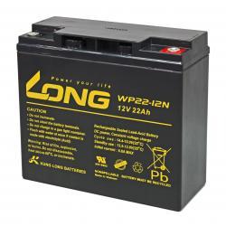 Powery Baterie elektrická vozidla dětská vozítka 12V 22Ah hluboký cyklus - KungLong Lead-Acid - neoriginální