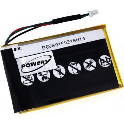 Powery Baterie GPS-baterie Garmin Nüvi 285 1250mAh Li-Pol 3,7V - neoriginální