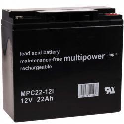 Powery Baterie nouzové napájení (UPS) 12V 22Ah (nahrazuje 17Ah, 18Ah, 19Ah) hluboký cyklus Lead-Acid - neoriginální