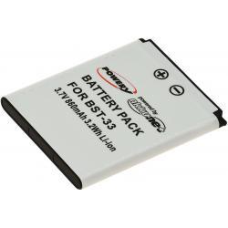 Powery Baterie Sony-Ericsson G502 860mAh Li-Ion 3,6V - neoriginální