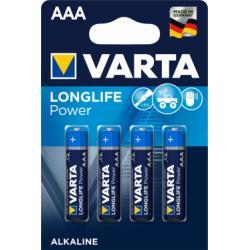 Baterie typ AAA 4ks v balení - Varta originál