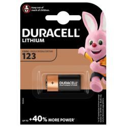 foto baterie CR123 1ks v balení - Duracell Ultra