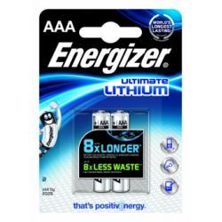 Energizer lithium Lithiová mikrotužková baterie HR03 2ks v balení -