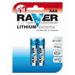 Raver Lithiová mikrotužková baterie L92 1ks - Lithium 1,5V - originální