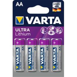 Varta Professional Lithiová tužková baterie HR6 4ks v balení - Varta