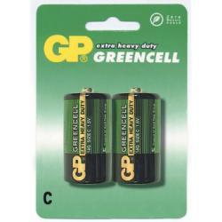 malý monočlánek typ R14 2ks - GP GreenCell