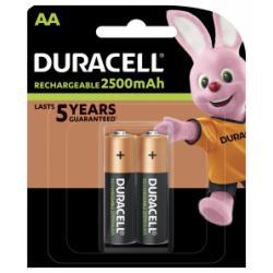 Nabíjecí baterie HR6 baterie 2ks v balení - Duracell Duralock Recharge Ultra originál