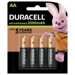 Nabíjecí tužková baterie AA 4ks v balení - Duracell originál