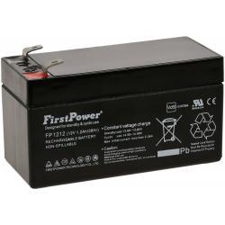 FirstPower Olověná baterie FP1212 1,2Ah 12V VdS - 1200mAh Lead-Acid - originální