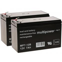 Powery Olověná baterie UPS APC Smart-UPS SC 1000 - 2U Rackmount/Tower - Multipower 7Ah Lead-Acid 12V - neoriginální