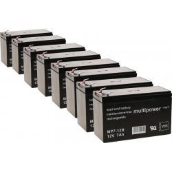 Powery Olověná baterie UPS APC Smart-UPS XL 3000 RM 3U - Multipower 7Ah Lead-Acid 12V - neoriginální