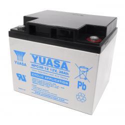 YUASA Olověná baterie NPC38-12I cyklický provoz - 38Ah Lead-Acid 12V - originální