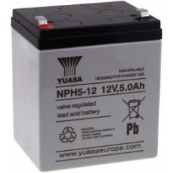 YUASA Olověná baterie NPH5-12 (zvýšený výkon) - 5000mAh Lead-Acid 12V - originální