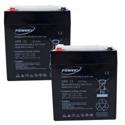 Powery náhradní baterie 12V 6Ah nahrazuje APC RBC 20 Lead-Acid - originální
