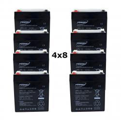 Powery náhradní baterie 12V 6Ah pro APC Smart-UPS RT 10000 RM Lead-Acid - neoriginální