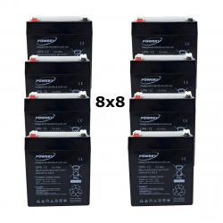 Powery náhradní baterie 12V 6Ah pro APC Smart-UPS SURT15KRMXLI Lead-Acid - neoriginální