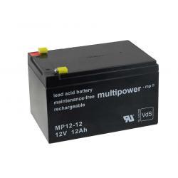 Powery Olověná baterie (multipower) MP12-12 Vds nahrazuje Panasonic LC-RA1212PG 12Ah Lead-Acid 12V - neoriginální