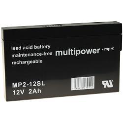 Powery olověná baterie multipower MP2-12SL 12V