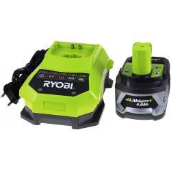 Ryobi baterie Typ RBC18L40 + Ryobi nabíječka Typ BCL14181H v sadě originál