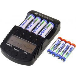 shopronic nabíječka pro NiMH/NiMH AA-AAA baterie vč.4x AA 2700mAh + 4x AAA 930mAh Panasonic aku