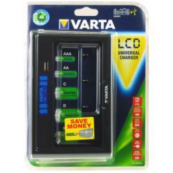 Varta nabíječka LCD Universal s USB výstupem pro AA / AAA / C / D & 9V baterie originál