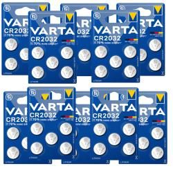 50x VARTA CR2032 DL2032 ECR2032 Lithium Knopfzellen ? 10x 5ks balení pro hodinky, Autoschlüssel & me