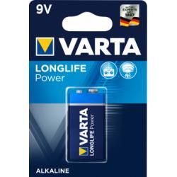 alkalická baterie 9V 1ks v balení - Varta