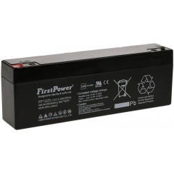 FirstPower náhradní baterie FP1223 nahrazuje Multipower MP2.3-12, MP2.2-12 VdS 12V 2,3Ah originál