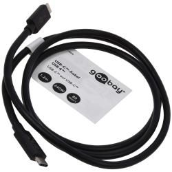 goobay 74376 USB C-kabel, USB4 Version 2.0, 240 W, 80 Gbit/s,1,2 m originál